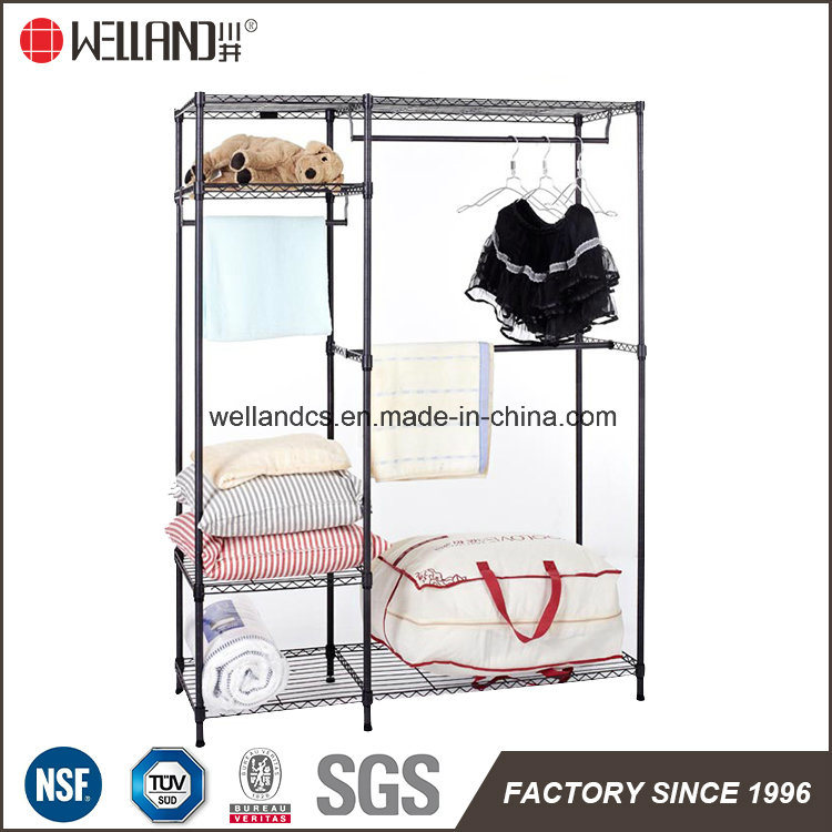 DIY Epoxy Metal Bedroom Wardrobe with Non-Woven Cover