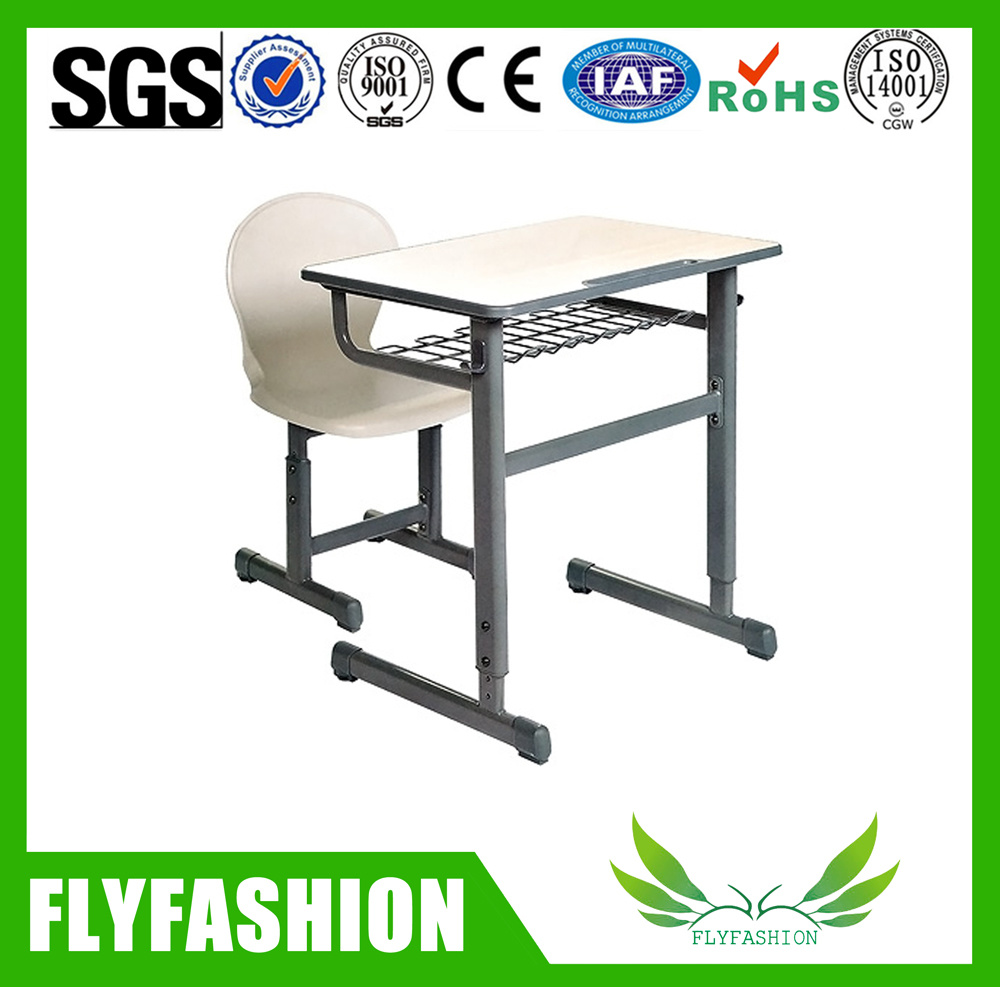 Durable Primary School Wooden Student Desk and Plastic Chair (SF-22S)