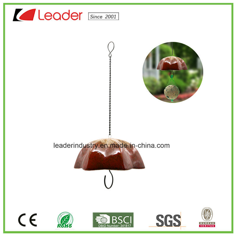 Ceramic Birdfeeder Figurines for Garden Decorative and Tree Decoration