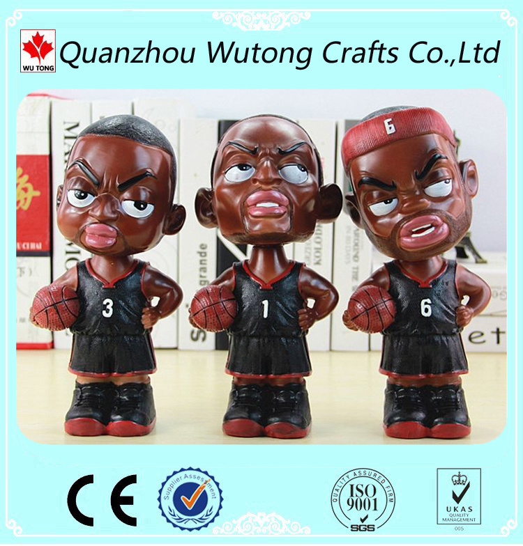 Custom Table Decoration Funny NBA Basketball Resin Bobble Head