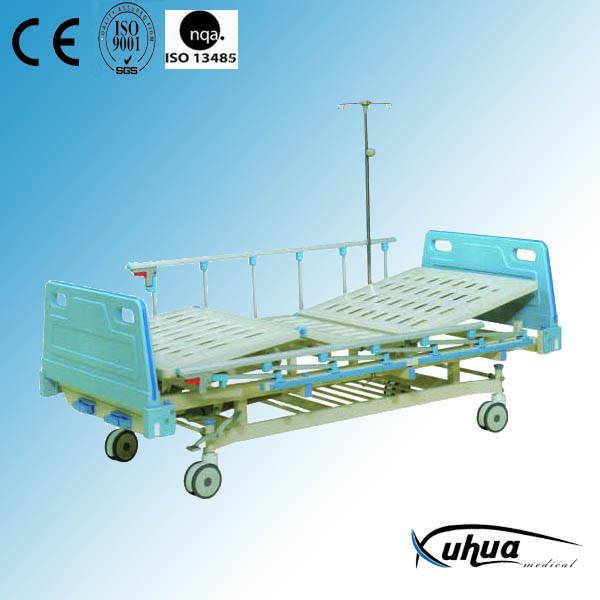 Central Braking Two-Rocker Mechanical Hospital Medical Bed (B-3)