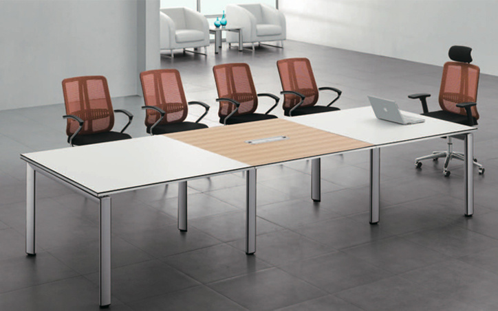 Hot Modern Straight Wooden Meeting Table for Conference