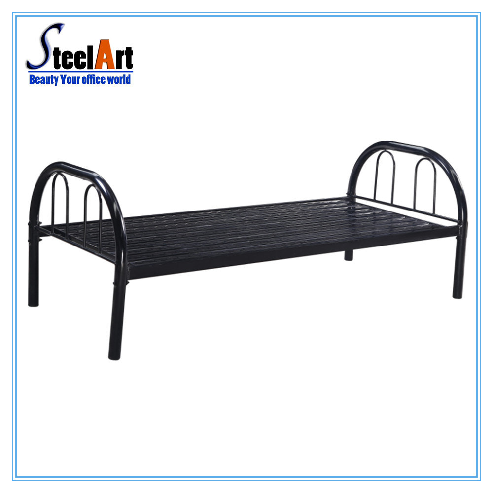 Home Hotel Furniture Steel Plate Single Bed