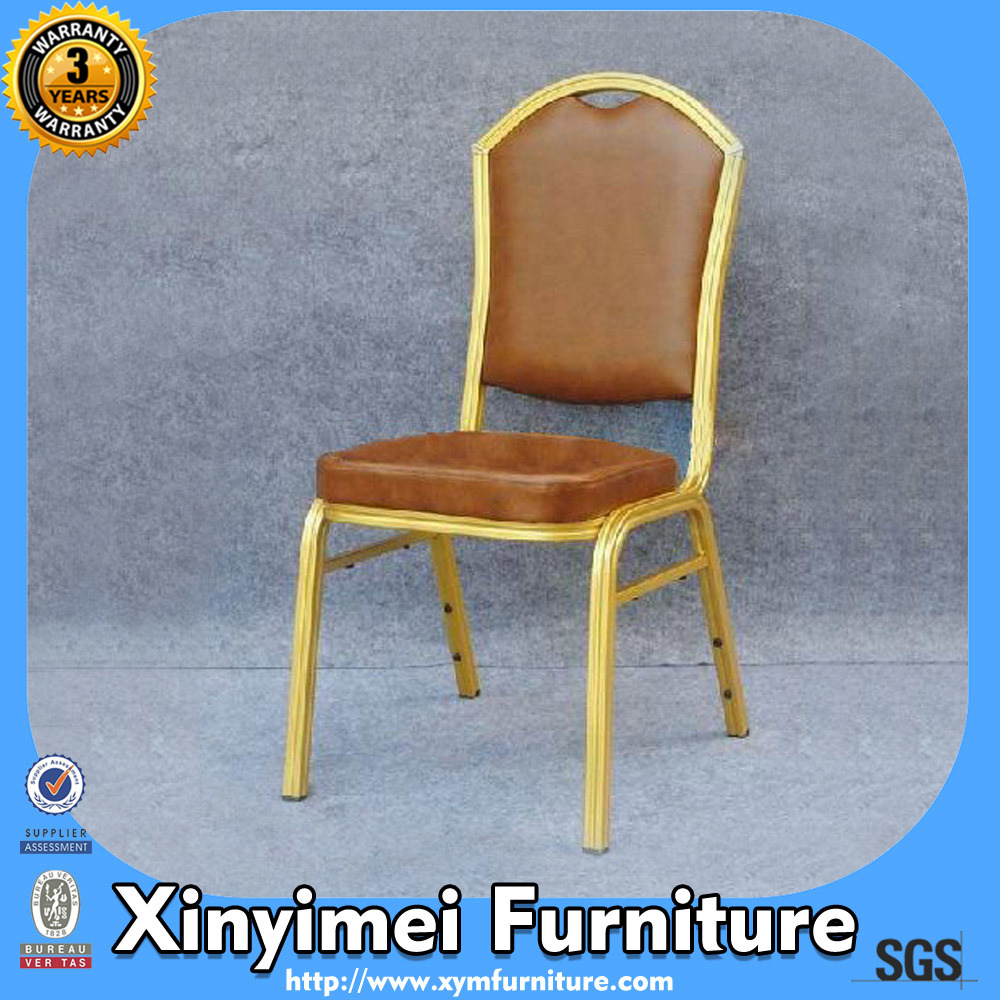 Restaurant Furniture Hot Selling Aluminium Leather Dining Chair Hotel Chair