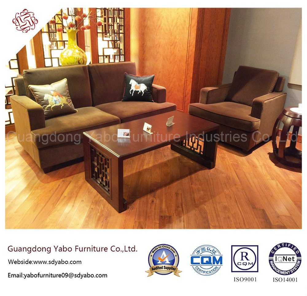 Fashion Hotel Furniture with Chinese Fabric Sofa Set (YB-O-1)