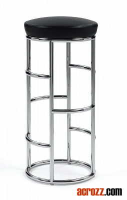 Modern Steel Chrome Metal Satish Counter Bar Stool