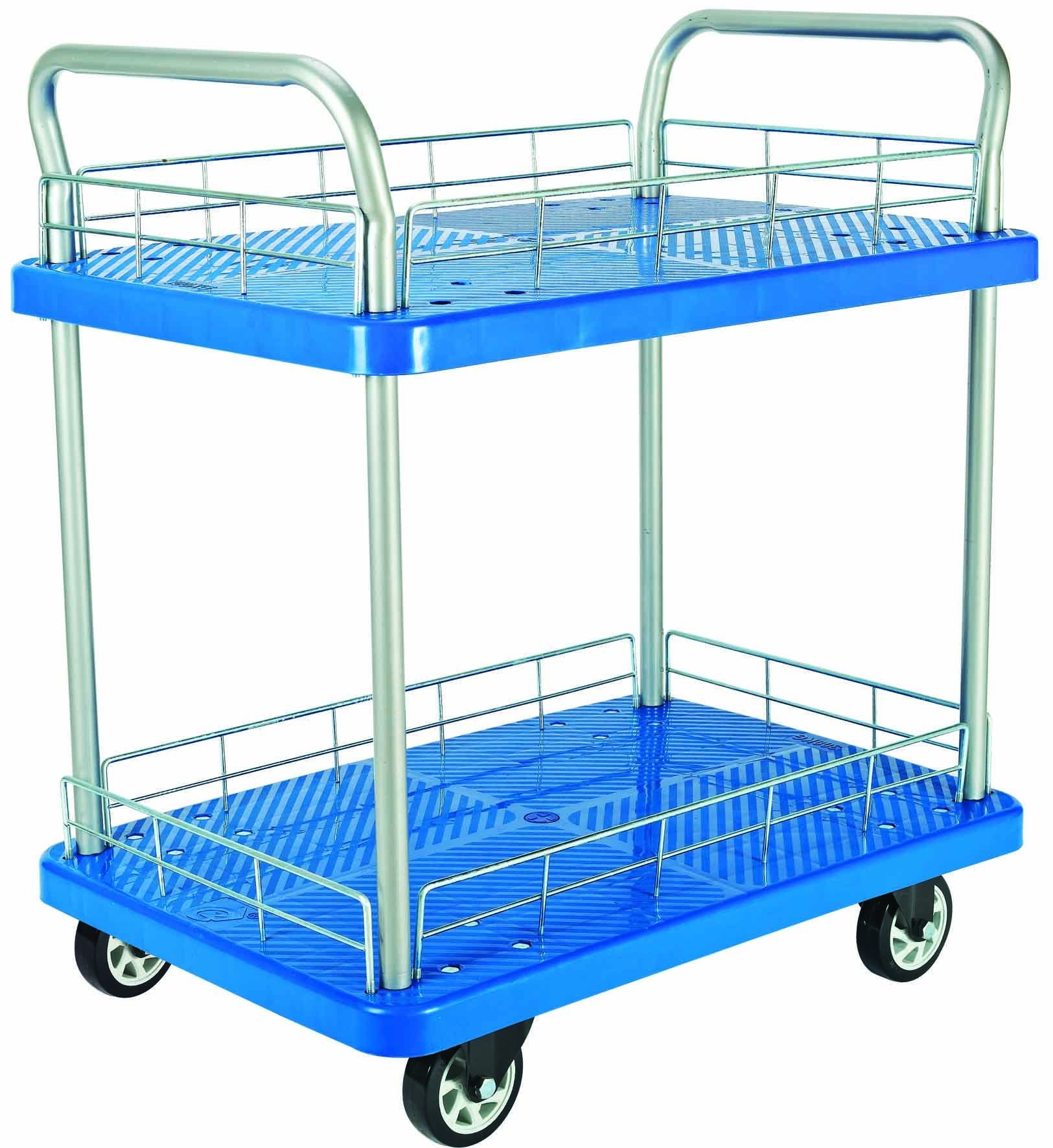 150kg Double Decker Service Hand Truck with Guardrail