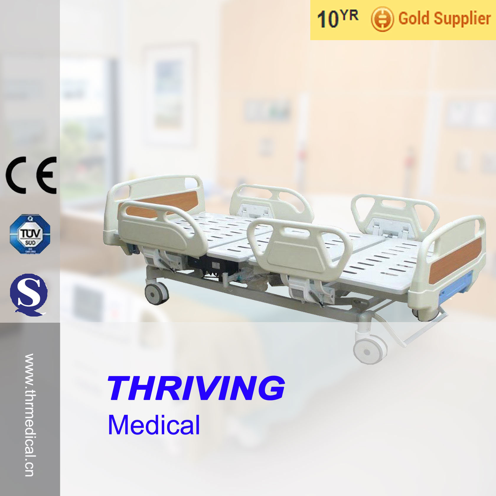 CE Quality! ! ! Three-Function Electric Hospital Bed (THR-EB312)