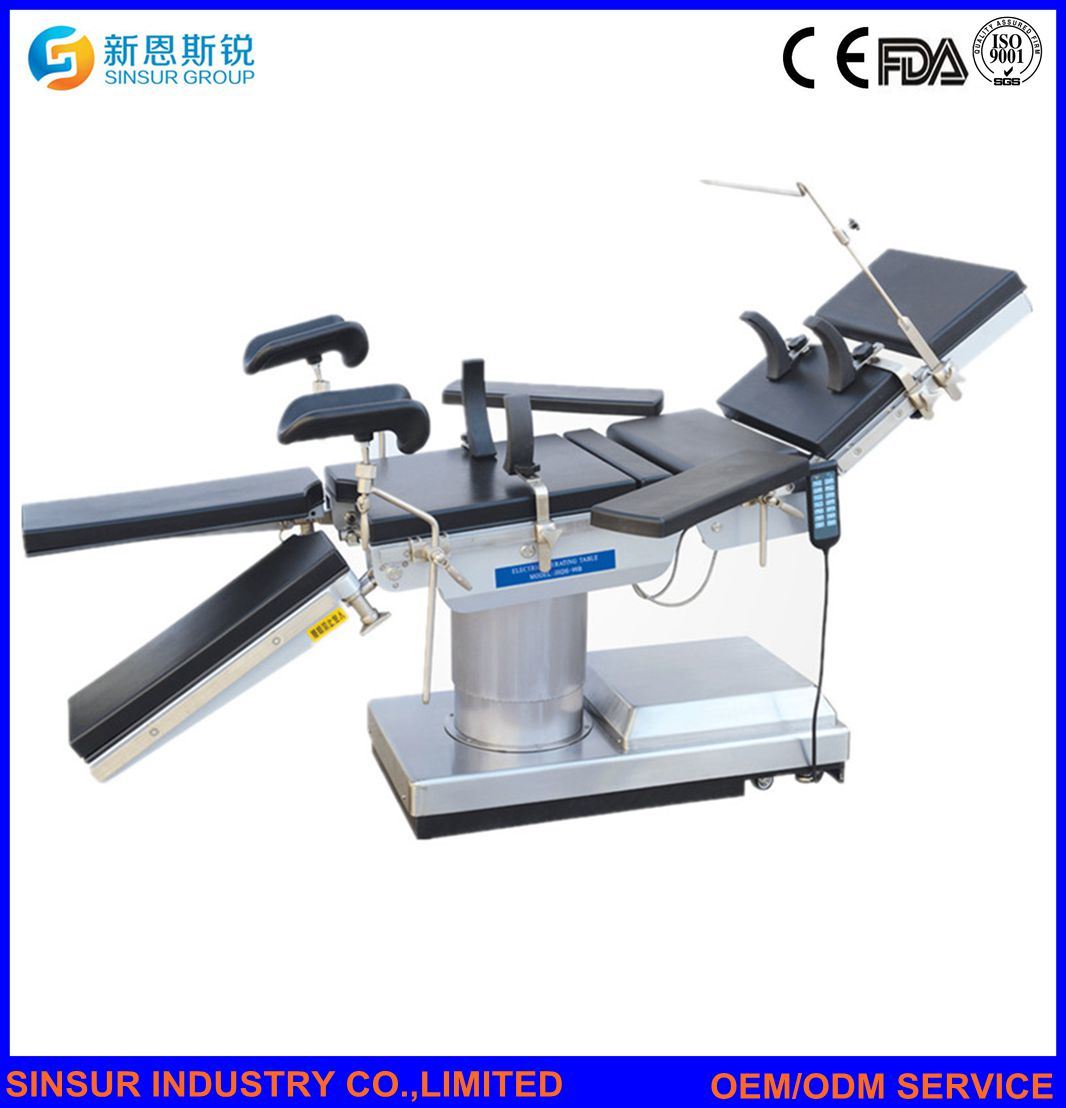 China C-Arm Compatible Hospital Equipment Hydraulic Electric Operation Room Table