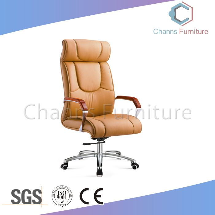 Popular Bright Khaki Office Leather Chair Executive Chair (CAS-EC1831)