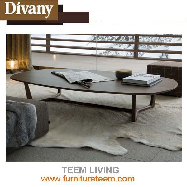 High End MDF Veneer Coffee Table