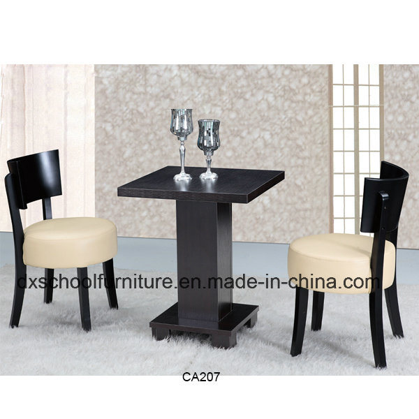 Nordic Double Solid Wood Dining Table for Coffee Shop