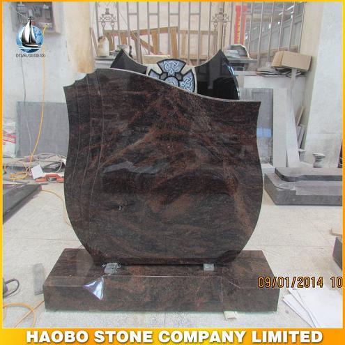 Aurora Granite Tombstone/Moument for UK