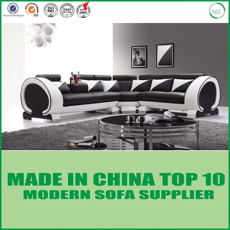 Sectional Furniture Home Modern Genuine Leather Sofa