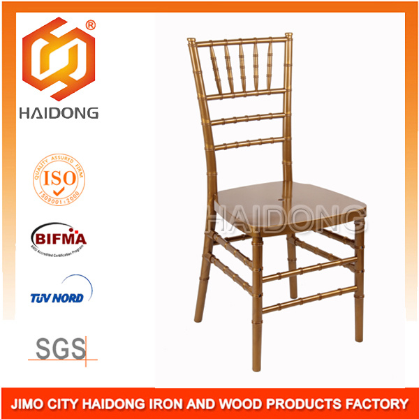 Resin Acrylic Gold PC Chiavari Chair