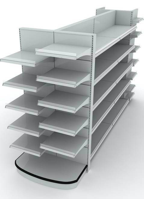 Metal Supermarket Shelving with Euroepan Qualtiy