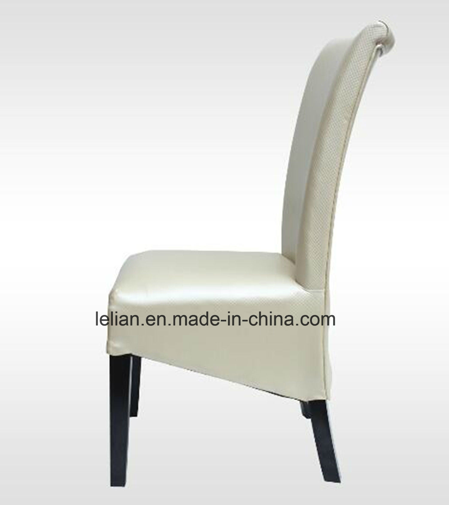 Hotel Furniture Wedding Wood Dining Chair with Fabric Uphystery