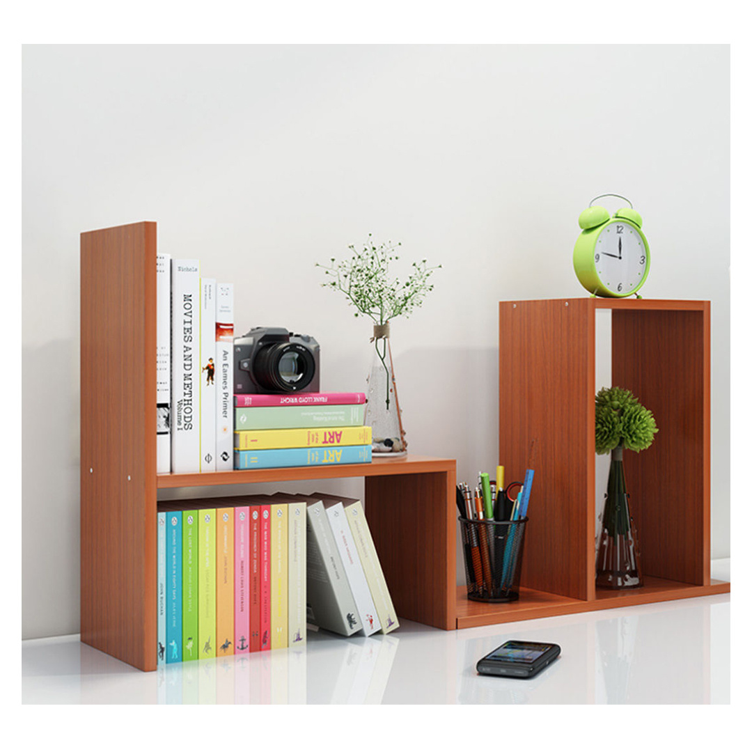 Desk Top Simple Office Storage Bookcase Bookshelf