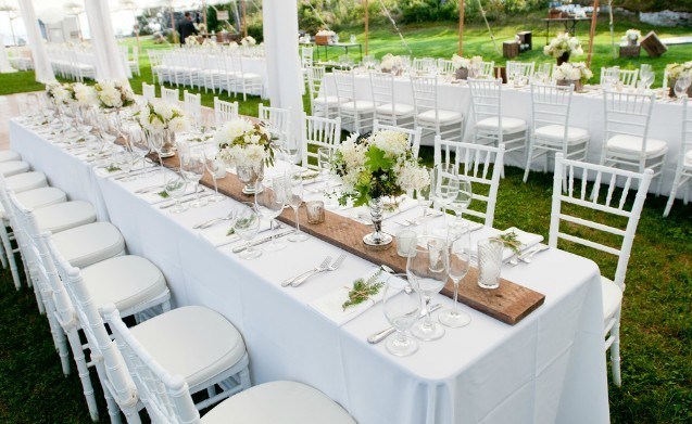 White Chiavari Wedding Chair