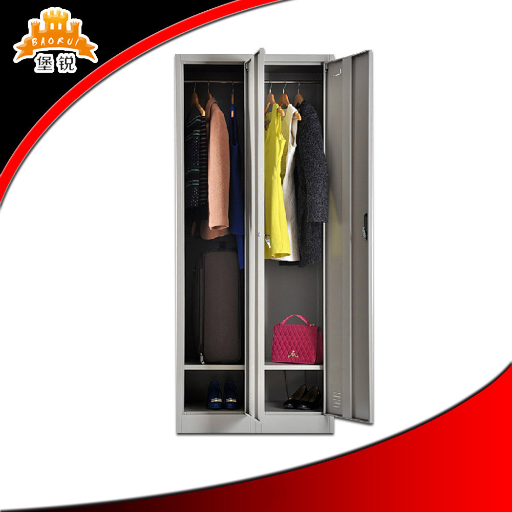 Modern Office Furniture 2-Door Steel Clothes Cabinet