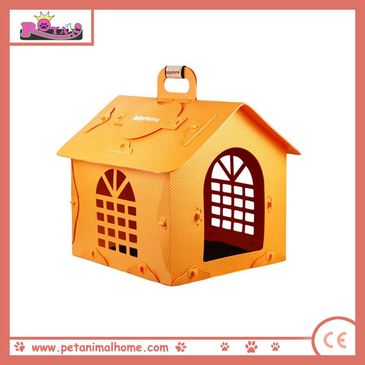 Environmental Protection Plastic Pet Bed in Orange