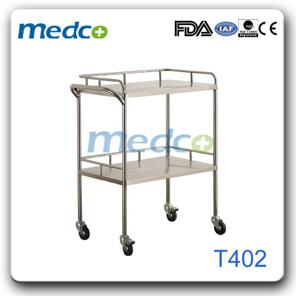 S. S Hospital Treatment Cart Instrument Trolley