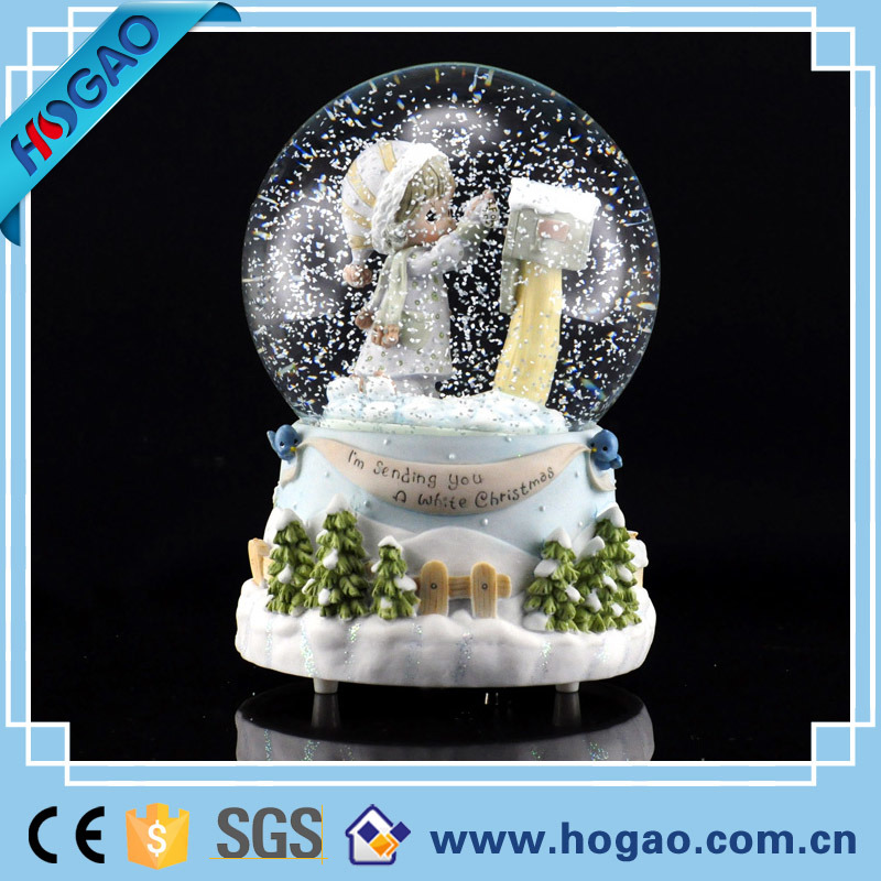 2015 Christmas Decoration Gift Resin Water Globe