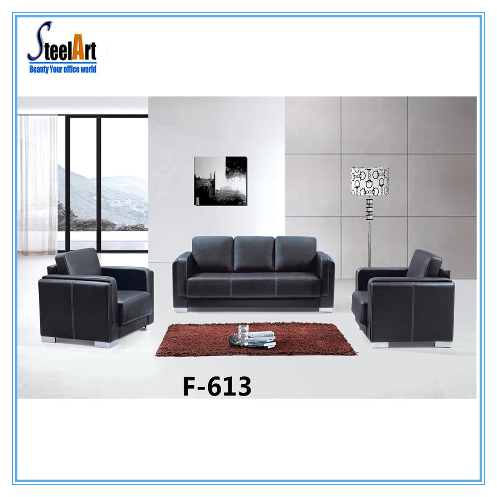 Office Furniture Leather Sectional Sofa (KBF F613)