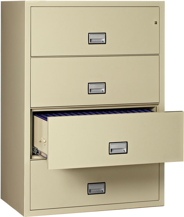 4 Drawer Legal Size Horizontal File Cabinet