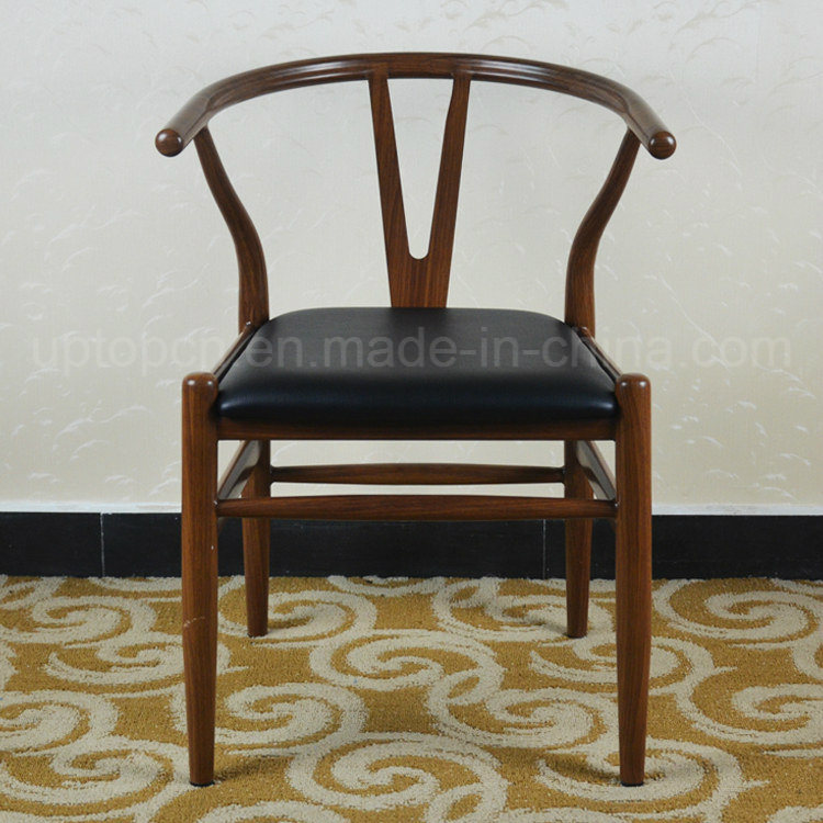 Hans Wegner Restaurant Hotel Metal Y Chair with PU Cushion (SP-LC288)