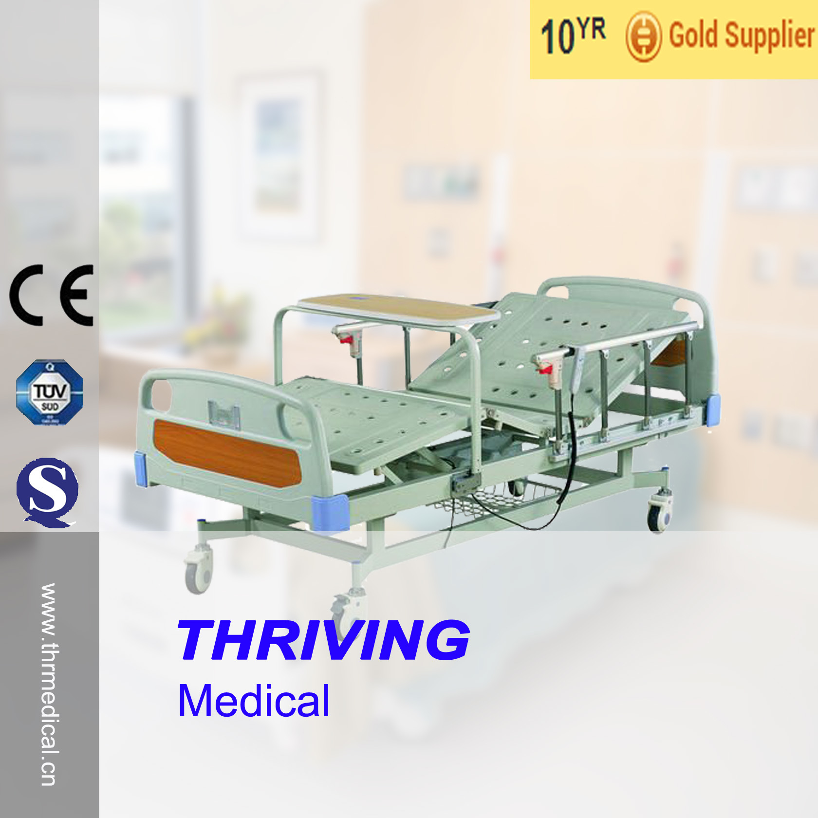 Thr-Eb222 Hospital 2 Function Adjustable Electric Bed