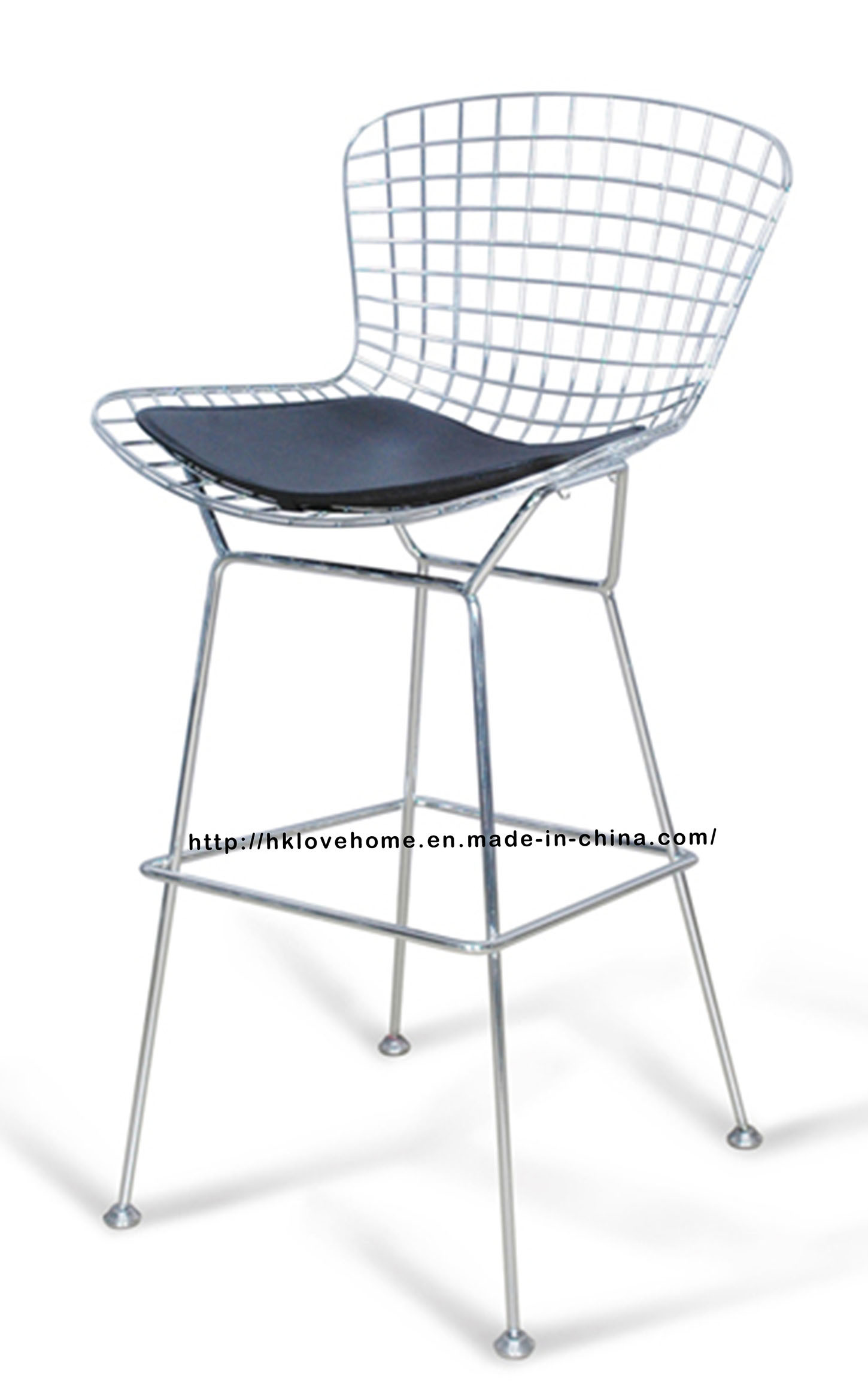 Modern Dining Restaurant Knock Down Wire Bar Stools Chairs