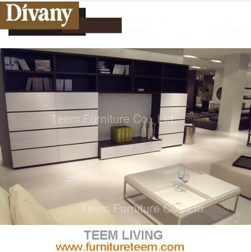 TV Cabinet Book Case with Cabinet Living Room Cabinet