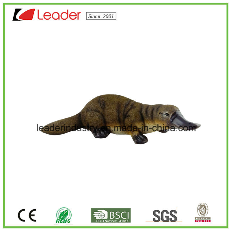 New Wildlife Polyresin Duck Billed Platypus Figurine for Garden Decoration