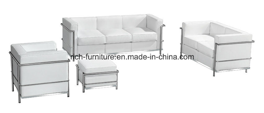 Modern Classic Hotel Office Leather Sofa