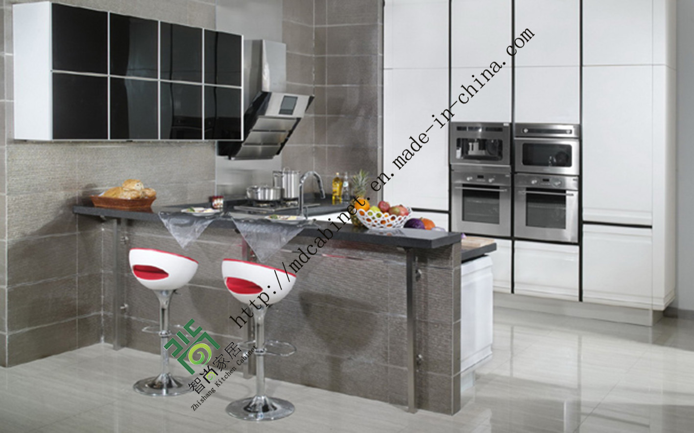 Australia High Gloss Lacquer Kitchen Cabinet (zs-179)