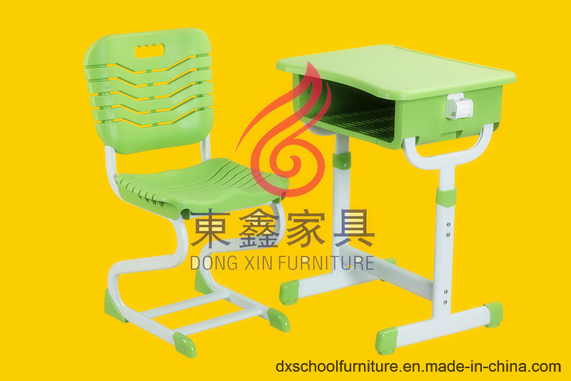 Hot Sale Plastic Table and Chair with Metal