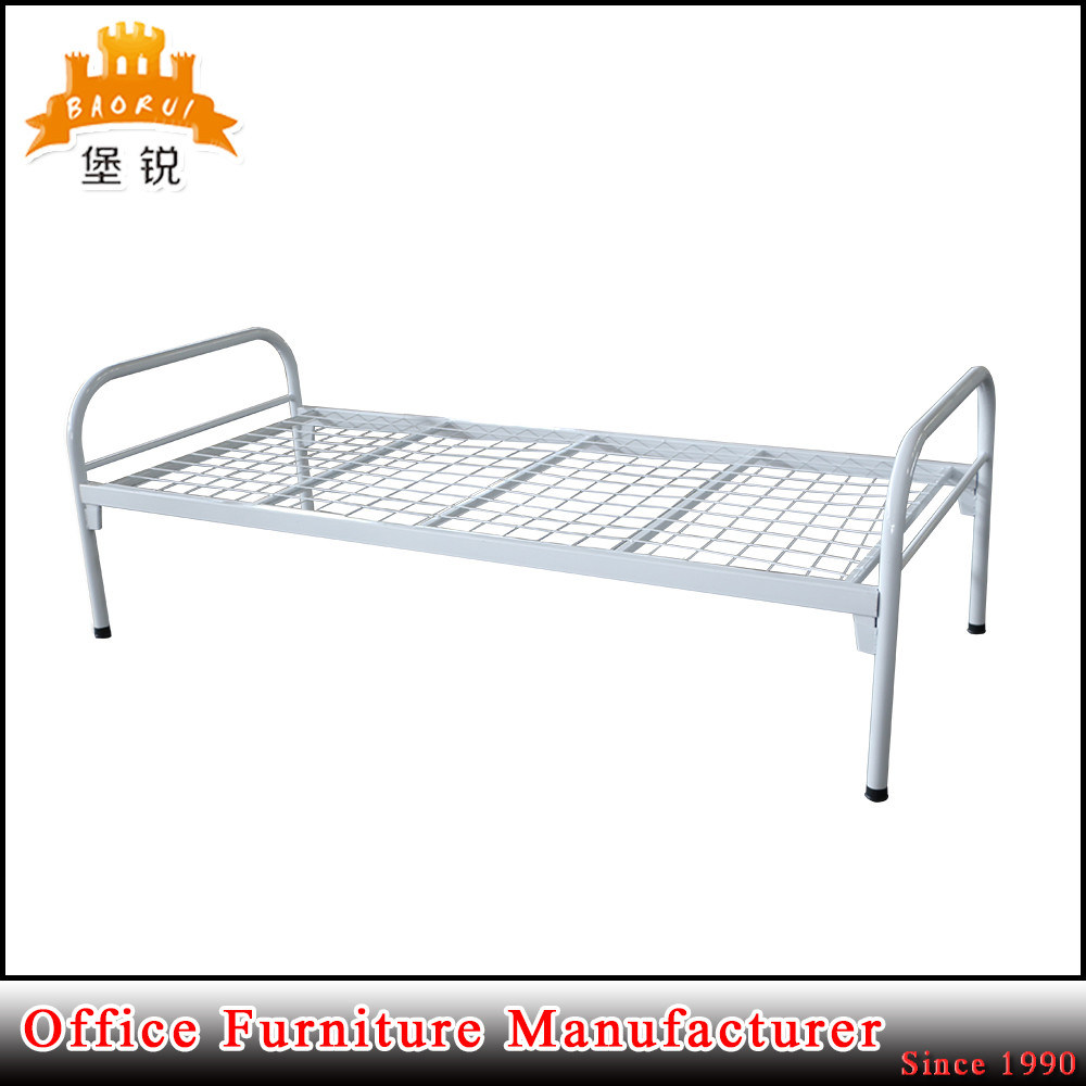 China Manufacturer Supply Modern Simple Cheap Single Metal Bed