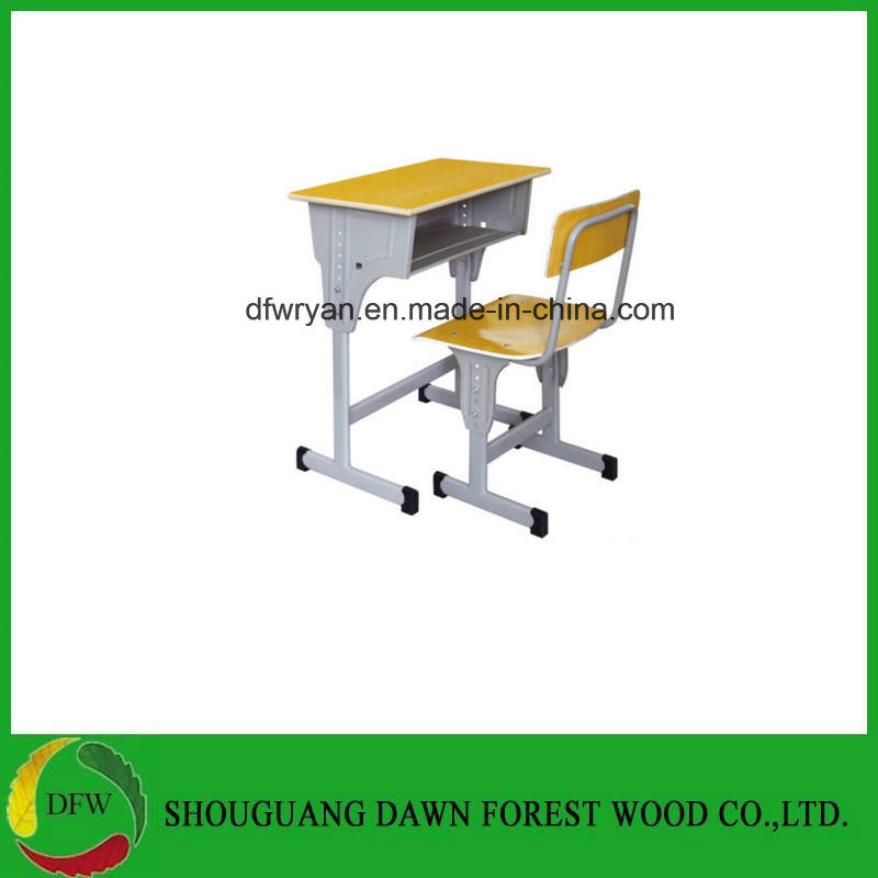 Hot Sale Steel Wood Adjustable School Students Desk and Chair