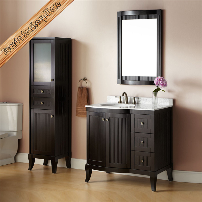 Fed-1817 USA Popular Style Solid Wood Bathroom Cabinet