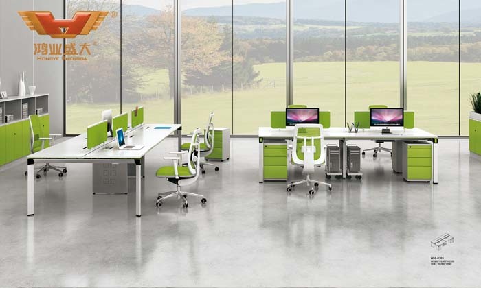 Modern Wooden Office Partition Workstation Office Furniture (H50-0203)