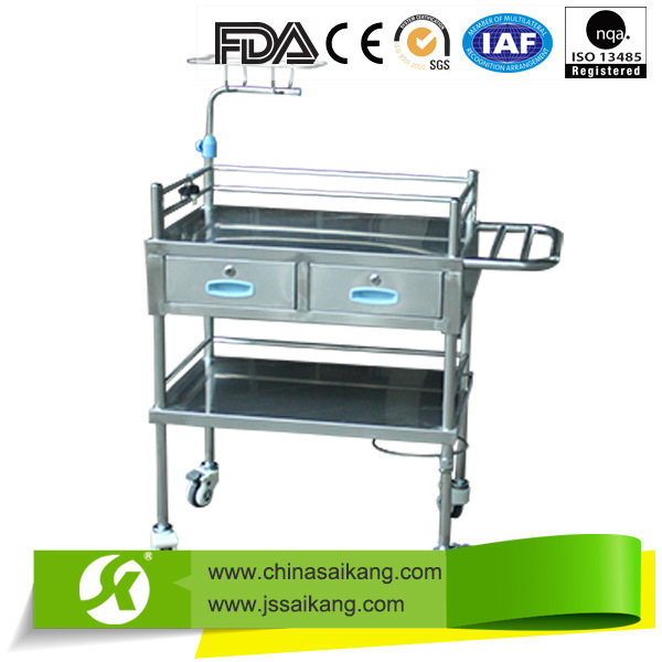 Ce/FDA/ISO Medical Hospital Trolley for Treatment