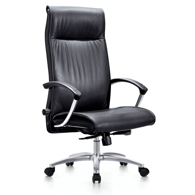 High Back CEO Office Chair with Plastic Armrest