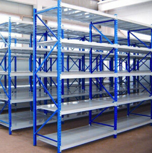 Warehouse Industrial Medium Duty Long Span Shelving