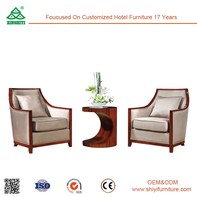 Antique American Style Hotel Leisure Chair New Classic Furniture for Villa