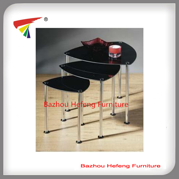 Attractive Design Nesting Glass Coffee Table (CT019)