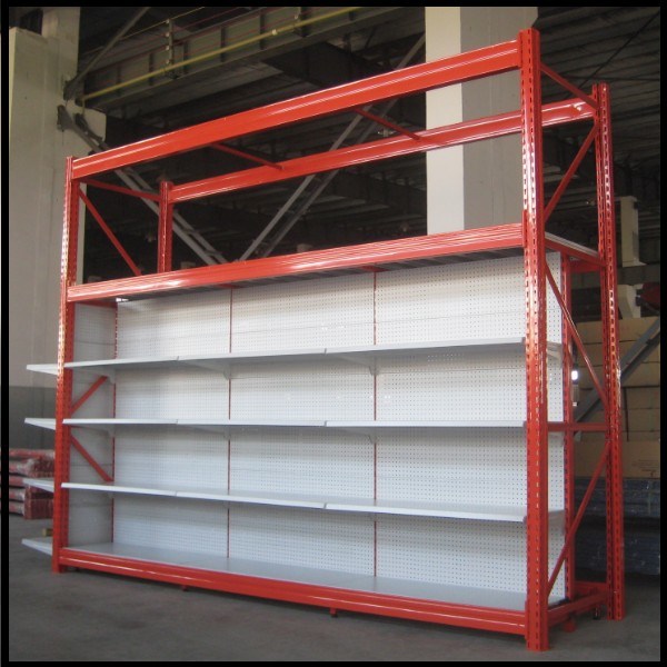 Supermarket Equipment for display Shelf and Storage Rack Combination