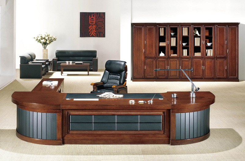 Premium Wooden Boss Desk Manager Executive Table (HF-MH023)