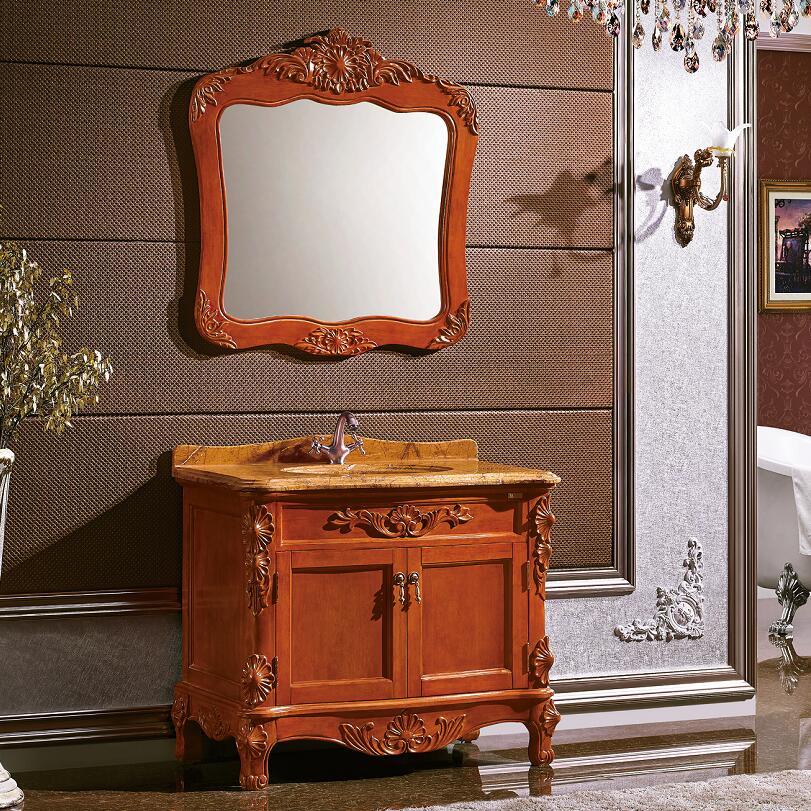 Classic Solid Wood Bath Cabinet