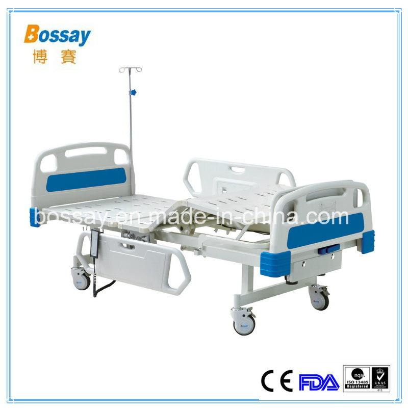 ICU Hospital Bed with Two Revolving Levers ICU Electric Beds